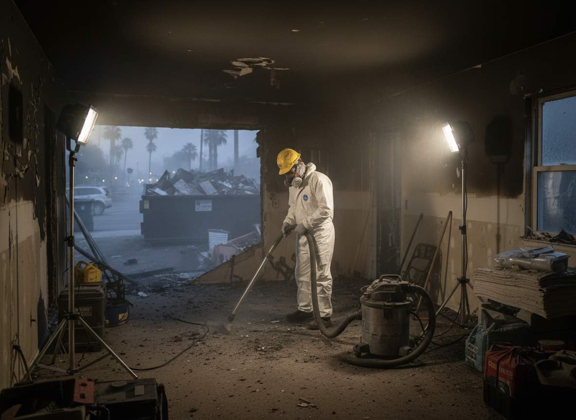 24 hour fire restoration in Encino