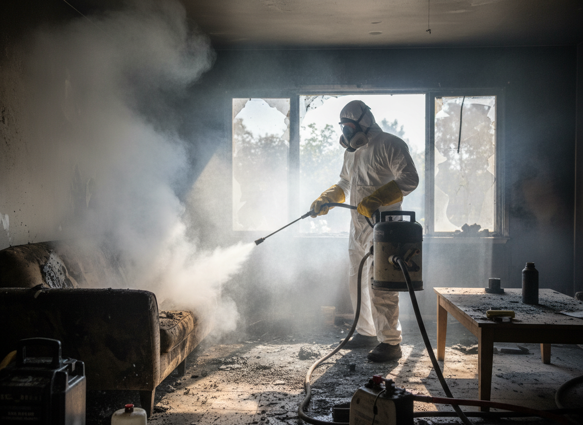 Smoke remediation in Encino